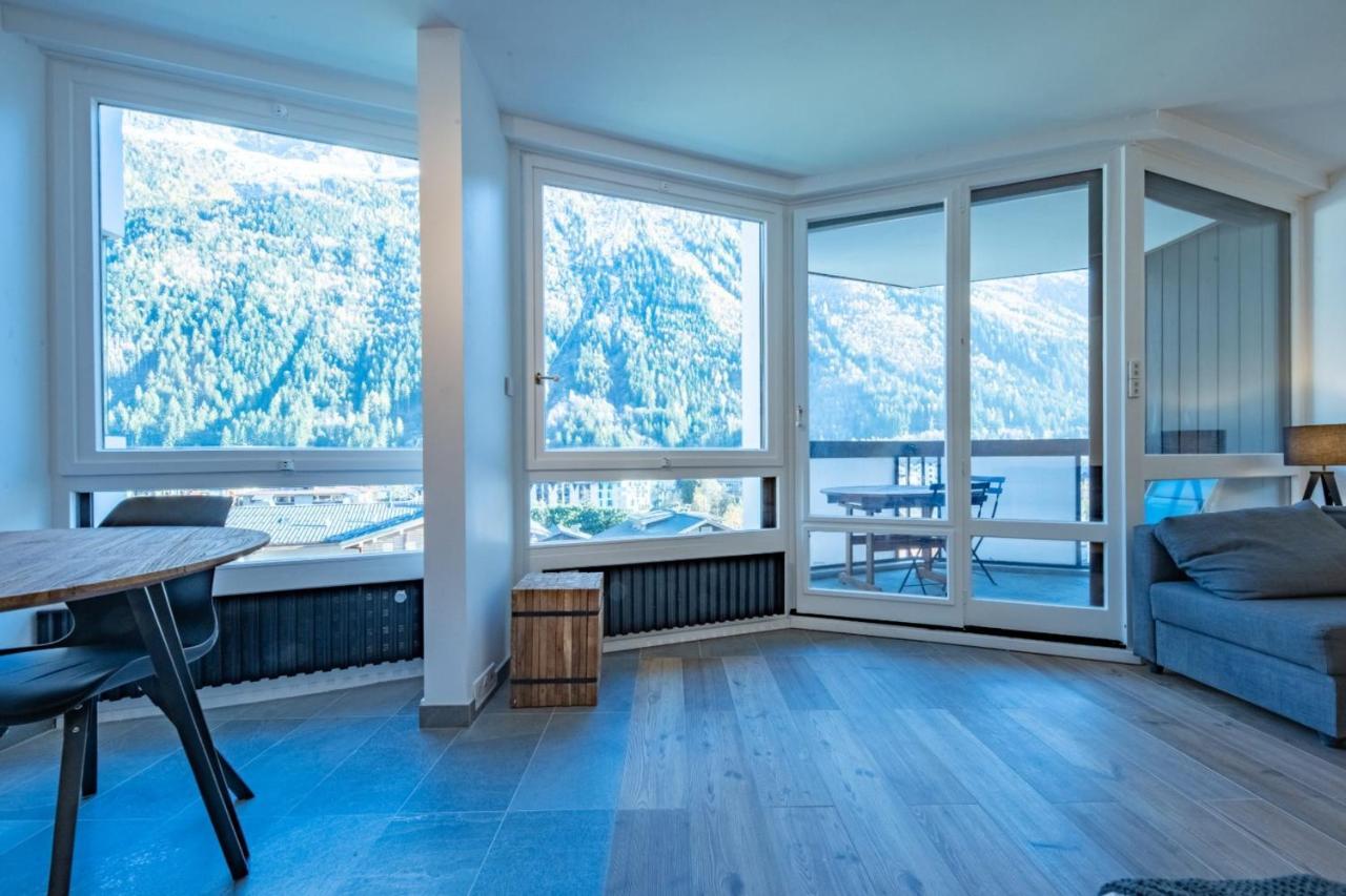 Charming Studio With Balcony And View In 샤모니 외부 사진
